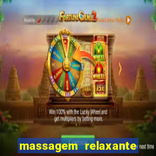 massagem relaxante em betim